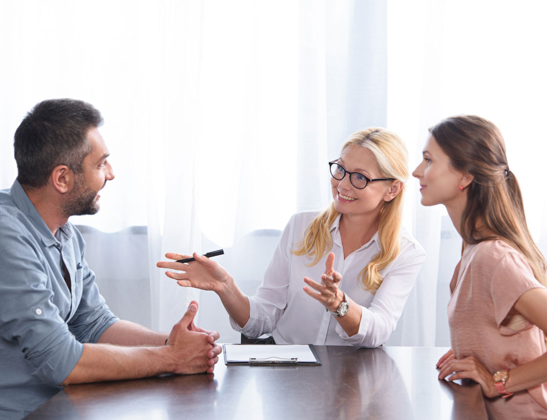 Business owner discussing an exit plan with an advisor